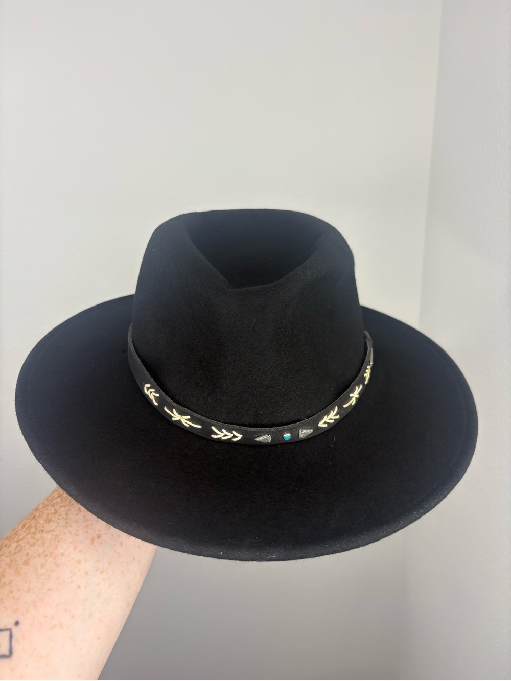 Stetson Santa Fe Outdoor Hat - Black Wool Crushable Size XL